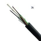 Aerial Duct GYFTY G625d 12 24 48 Core Fiber Optical Cable With FRP Strength Member