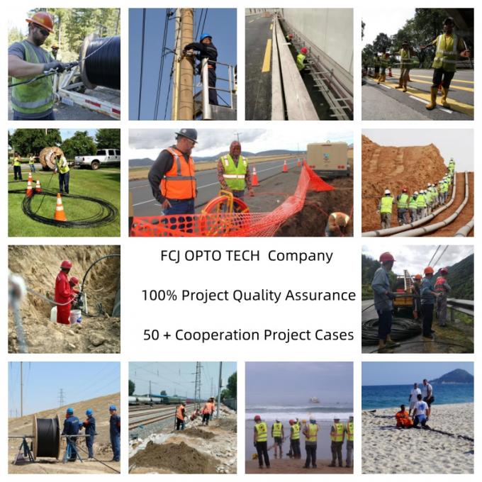 GJYXCH FIBRA ÓTICA DROP CABLE FRP 1 2 4 FIBRA ÓTICA CABLE 0