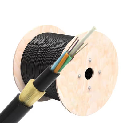 Qualidade  ADSS Fiber Optic Cable Single Mode G652D Double Jacket Outdoor Aerial Self Supporting Telecom Cable fábrica