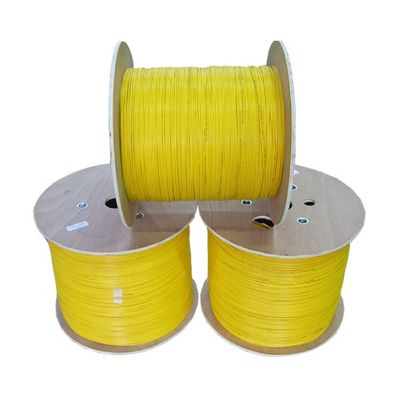 0.9 Indoor Tight Buffer Fiber Optic Cable Kevlar Yarn LSZH Jacket GJFJV G657A2 8 Core