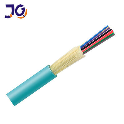 Qualidade  GJFJV10 24 Core Multimode Indoor Fiber Optic Cable OM1 OM2 OM3 LSZH Gigabit Network fábrica