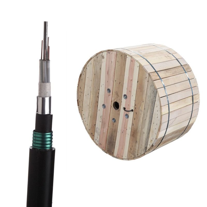 GYTA53 GYTS53 Underground Fiber Optic Cable Double Jacket Armored