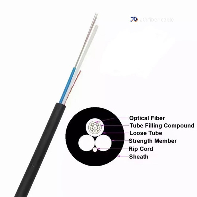 ASU Unitube Long-Span Self Supporting Aerial Fiber Optic Cable Outdoor Factory Price