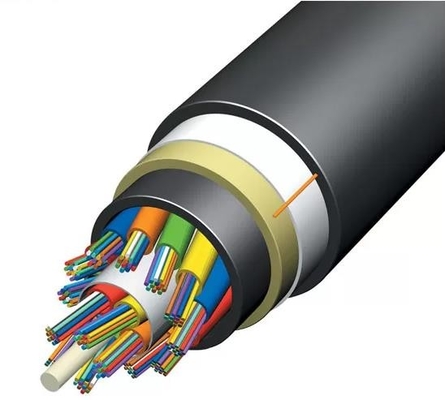 Cabo óptico ADSS 4000 m/rolo cabo de fibra óptica de 96 núcleos autoportante