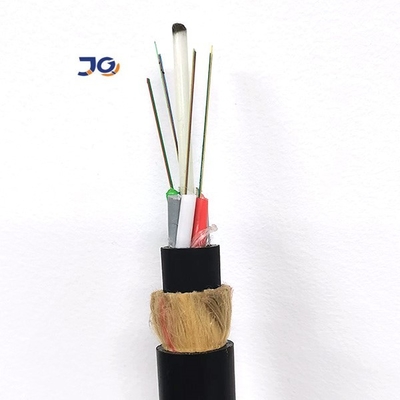 Cabo de fibra óptica ADSS monomodo com revestimento único para uso externo e aéreo