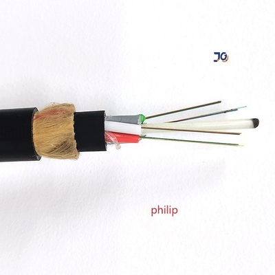 Cabo de fibra óptica externo ADSS sem metal HDPE revestido com fio de aramida