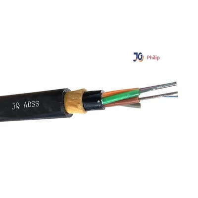 Cabo de fibra de modo simples ADSS externo FRP 12 24 48 72 96 144 núcleo