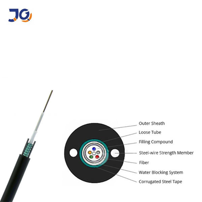 Boa qualidade GYXTW Blinded 4 8 12 Core Single Mode Fiber Optic Cable para instalação de ductos/aéreos