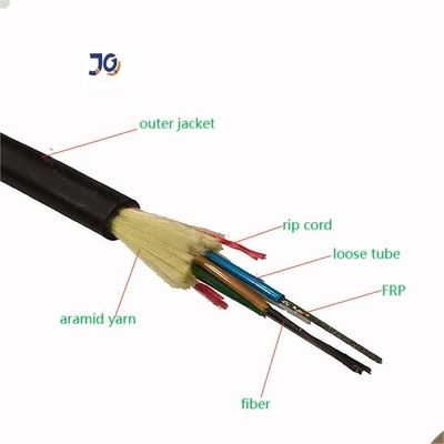 Cabo da fibra ótica do único modo ADSS da força do fio de Aramid