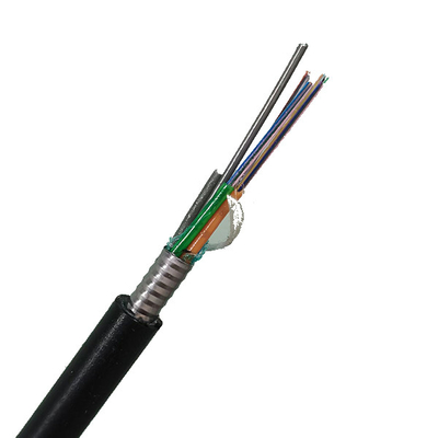 GYTS 24/48 retira o núcleo de cabo de fibra ótica blindado do canal exterior do único modo