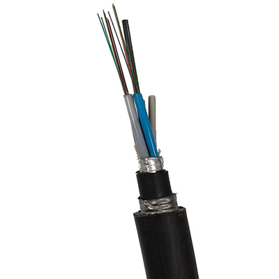 O único modo GYTA53 12/48 retira o núcleo de cabo de fibra ótica blindado do revestimento de Doule