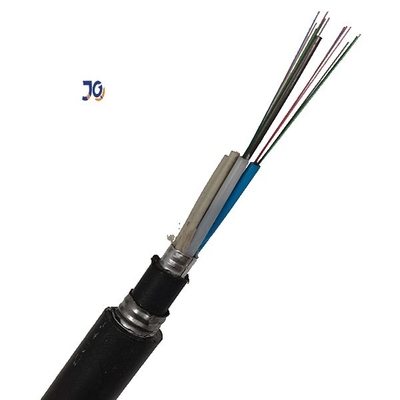 Cabo de fibra ótica blindado exterior GYTA53 de 48 núcleos com revestimento dobro