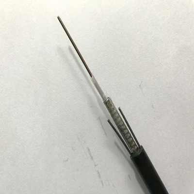 2 4 6 8 10 12 24 cabos de fibra ótica blindados do único modo do cabo do núcleo GYXTW
