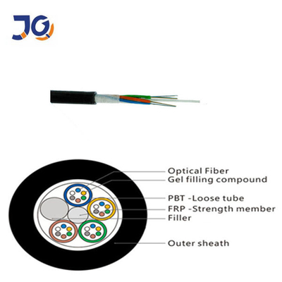 Cable de fibra óptica de 144 núcleos para exterior GYFTY GYTY Multi-Mode Loose Tube Telecom Cable