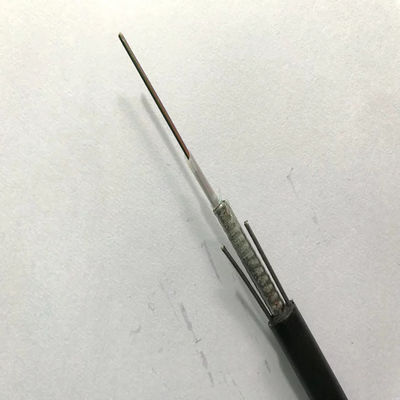 12 Cabo de fibra óptica de núcleo para exterior G652D G657A Cabo de fibra óptica blindada GYXTW