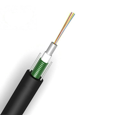 Claro - 24 cabos de fibra ótica blindados blindado do cabo do núcleo GYXTW