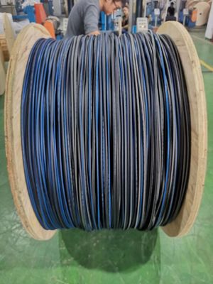 Rede aérea ou de condutas IP68 GYFTY de grande quantidade núcleos 8mm 9mm 11mm 14mm 16mm PE jaqueta cabo de fibra óptica