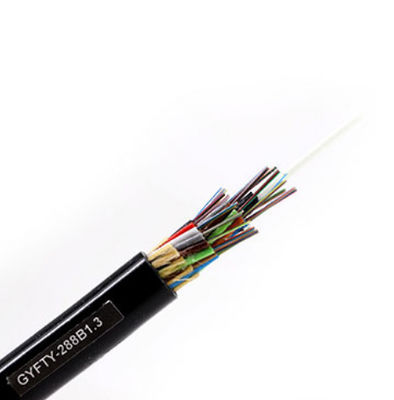 Cabo de fibra óptica ao ar livre 144 núcleo único modo SM cabo de fibra óptica