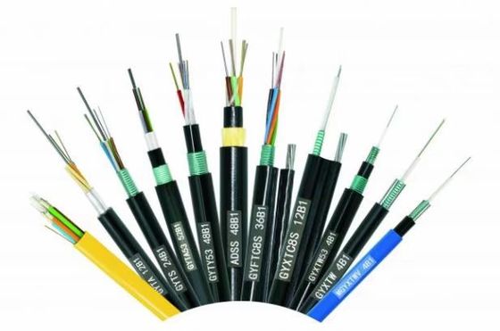 Cabo de fibra ótica do comprimento das fibras 1km-5km do único modo G.652D 2-144