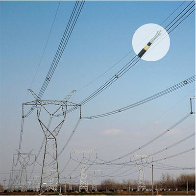 Cabos de fibra óptica de modo único 24 núcleos ADSS Span 100m Cabos de fibra óptica