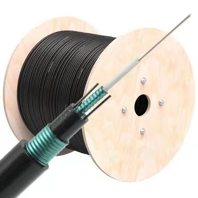 Cabos de fibra óptica redondos de comprimento longo para redes de Internet GYXTW53 Cable de fibra óptica de plástico de enterro direto a granel