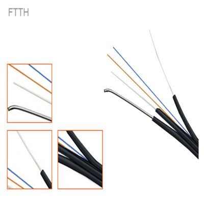 Modo único FTTH Cabo de Fibra Óptica para Indoor Outdoor Drop para Rede de Acesso Cabo de Fibra Óptica blindado