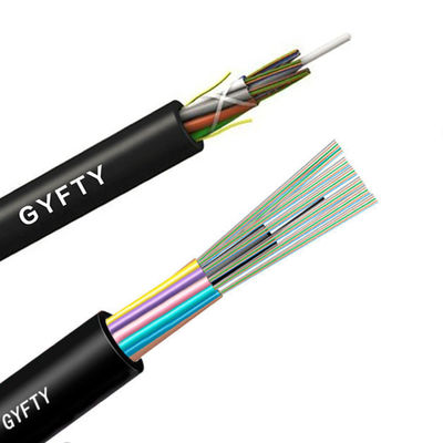GYFTY Cabos de fibra óptica para exterior de FRP, cabos ópticos anti-roedores de modo único 24F G652D