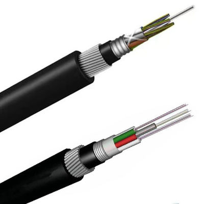 Cabo de fibra óptica externo blindado de aço GYTA33 para instalação subaquática
