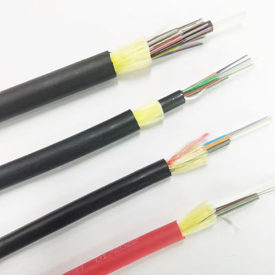 Forte Tensile Área aérea exterior 4 12 18 24 36 48 60 72 96 144 Core Network Adss Fibra óptica cabo