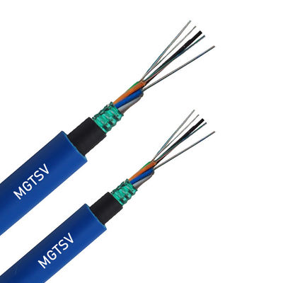 Cabo de fibra óptica blindado de mineração de carvão 12 24 48 96 144 núcleo LSZH cabo de mineração de fibra óptica à prova de fogo