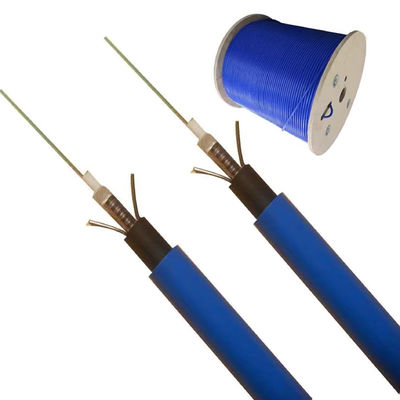 MGXSTV Retardante de Chama Cabo de Fibra Blindado LSZH Cor Azul G652D 6 12 24 48 núcleo Cabo de fibra óptica de mina