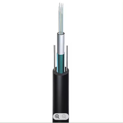 Cabo de Fibra Óptica Blindado GYXTW Monomodo G652D com Dois Fios de Aço de Reforço