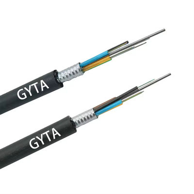 12 24 36 48 núcleo GYTA Cabos de fibra óptica blindados G652D