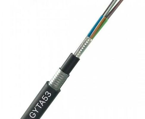 Cabos de Fibra Óptica Blindados de Enterramento Direto Subterrâneo para Exterior, Dupla Capa