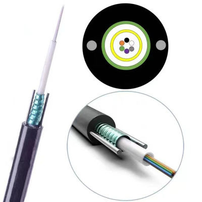 GYXTW Cabos de fibra óptica de modo único Cabos ópticos blindados de envelopamento de HDPE