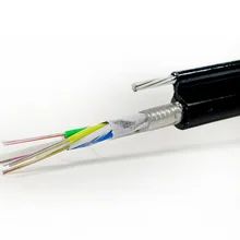 Instalação aérea exterior Fig. 8 Estrutura 24 núcleos Cabos de fibra óptica GYTC8A