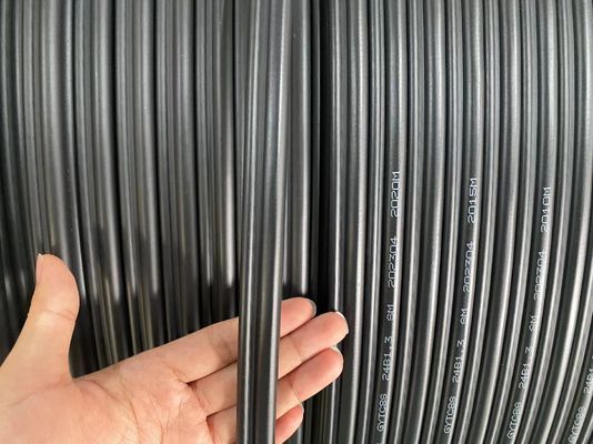 12 24 48 Núcleo externo de carga aérea auto-sustentável Figura 8 Cabos de fibra óptica Gytc8a Gytc8s