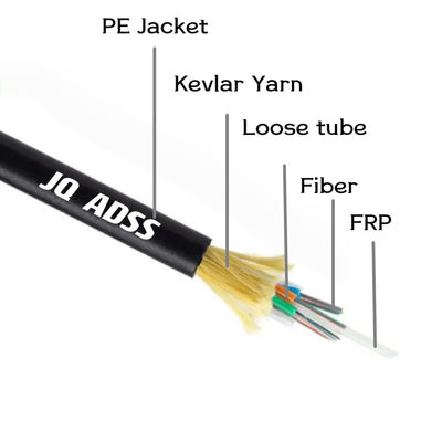 Cable de fibra óptica G652D de modo único para o exterior
