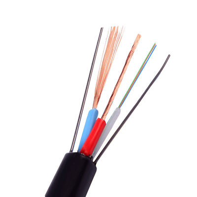 Cabos de fibra composta OEM Cable de fibra óptica exterior personalizado + cabo de alimentação 4 8 12 24 Núcleo híbrido de energia Cabos de fibra óptica