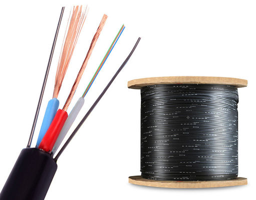 Cabos de fibra composta OEM Cable de fibra óptica exterior personalizado + cabo de alimentação 4 8 12 24 Núcleo híbrido de energia Cabos de fibra óptica