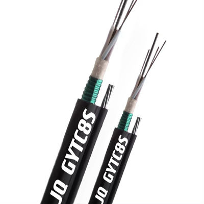 2- 144 núcleo Single Mode Armored Outdoor Optical Cable GYXTC8S/GYTC8S Aerial Self-supporting Figura 8 Estrutura