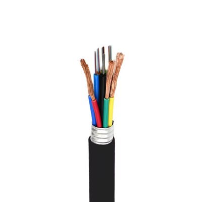 12 24 núcleo cabo de alimentação de fibra híbrida fotoelétrica exterior GDTA