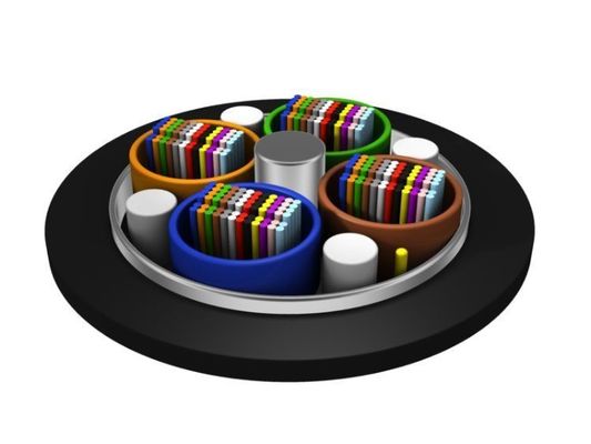 24 48 96 MODO UNICO CORE Cabo de fibra óptica de fita externa GYDTA GYDTS