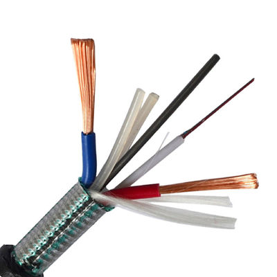Cable de fibra óptica fotovoltaica de exterior composto de 8 núcleos +2 x 1.0 cabo de alimentação de cobre