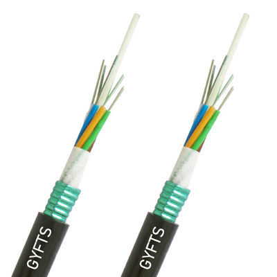 GYFTS Cabos de fibra óptica aéreos 4 km/tambor G652d Fabricante Fornecedor Cabos de fibra óptica de modo único de 24 núcleos