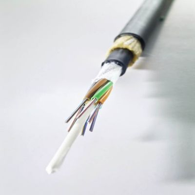 48 Núcleo Todo-dielectrico Cable aéreo autossustentável ADSS Span 100m 200m Fibra Óptica Fibra Óptica Cable