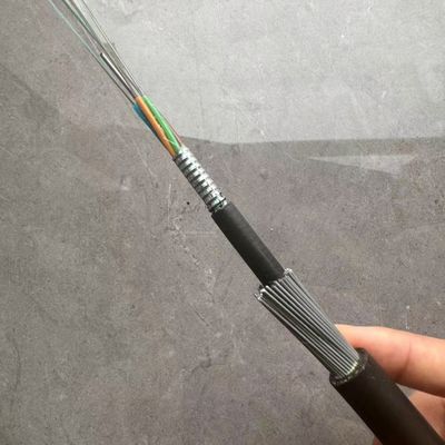 Subterrâneo GYTA33 24 núcleos G652D SM Submerso de fibra de aço