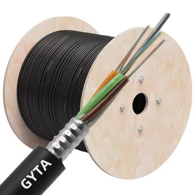 GYTA/GYTS Cable de fibra óptica para exterior 12/24 Core Single Mode G652D Preço directo da fábrica