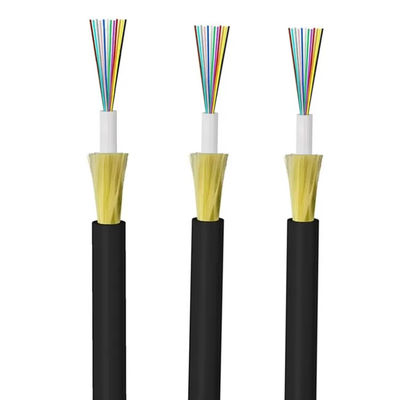 4 8 12 Core GYFXTH Unitube Glass Yarn Aramid yarn Cabos de fibras ópticas não metálicas JET Cabos de fibras ópticas