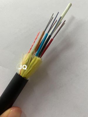 Preço da fábrica Todo auto-sustentável 12 24 48 núcleo ADSS cabos de fibra óptica de jaqueta única